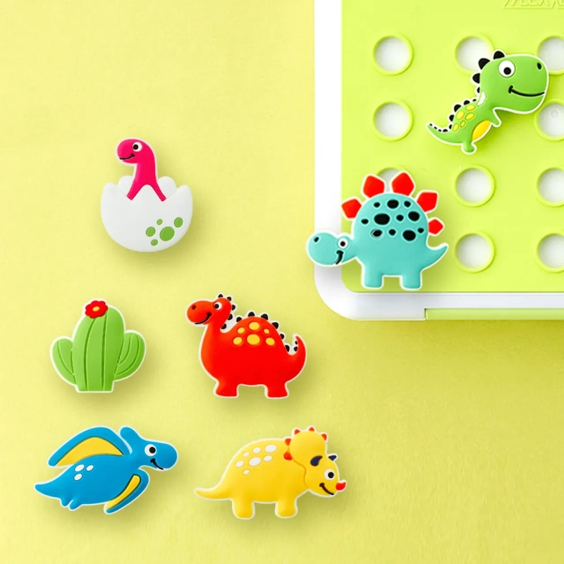 Triceratops FlexCharmz &ndash; Dinosaur Edition Silicone Accessory for Bento Box &amp; Cutlery