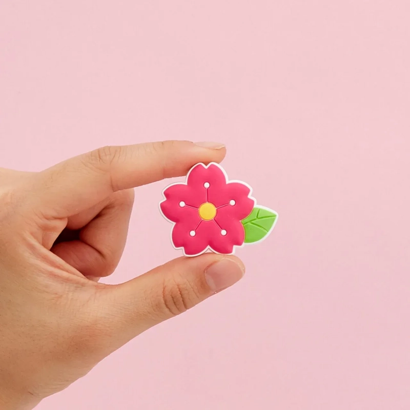 Cheerful Flower FlexCharmz &ndash; Nature Edition Silicone Accessory for Bento Box &amp; Cutlery