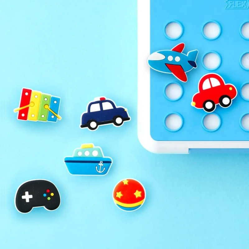 Musical Xylophone FlexCharmz &ndash; Toyworld Edition Silicone Accessory for Bento Box &amp; Cutlery