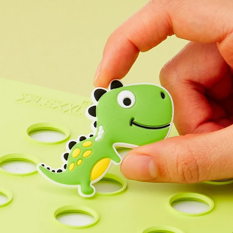 T-Rex "Tyrannosaurus" FlexCharmz &ndash; Dinosaur Edition Silicone Accessory for Bento Box &amp; Cutlery