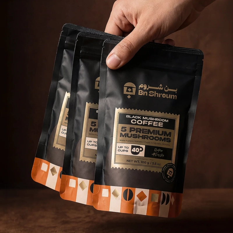BN Shroum Black Coffee with 5 Premium Mushrooms - 100g (40 Cups)