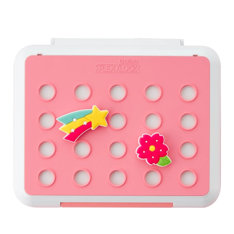 Cheerful Flower FlexCharmz &ndash; Nature Edition Silicone Accessory for Bento Box &amp; Cutlery