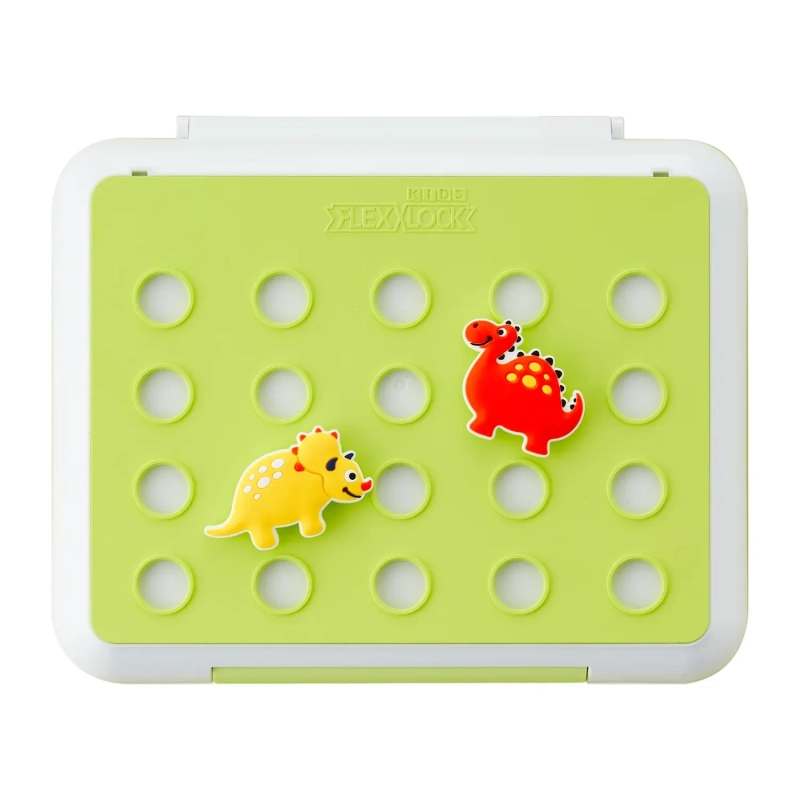 Allosaurus FlexCharmz &ndash; Dinosaur Edition Silicone Accessory for Bento Box &amp; Cutlery