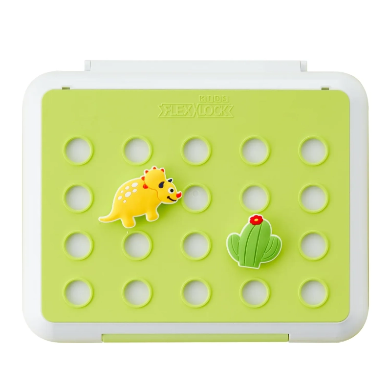 Quirky Cactus FlexCharmz &ndash; Nature Edition Silicone Accessory for Bento Box &amp; Cutlery