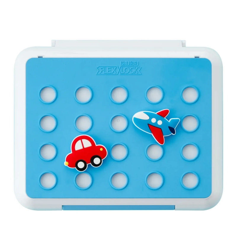 Racing Red Car FlexCharmz &ndash; Toyworld Edition Silicone Accessory for Bento Box &amp; Cutlery