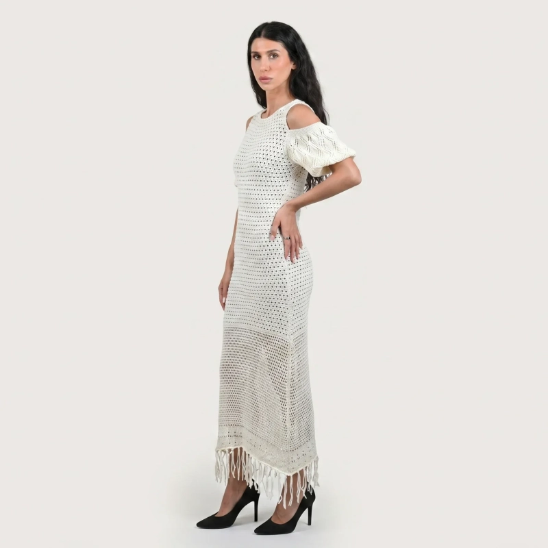 The Thalassa White Dress - Relaxed Fit - White