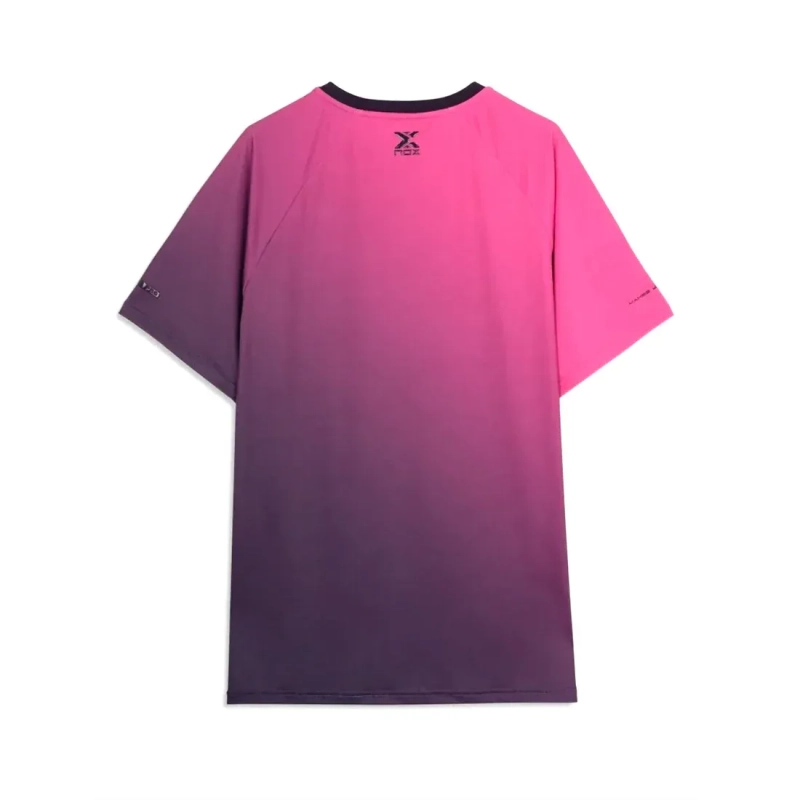 Nox T Shirt Pro Degraded Crew Neck Short Sleeve Polyester Elastane - Blackberry