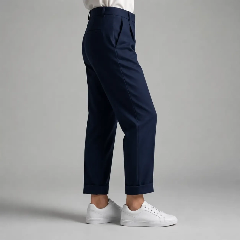 Women&rsquo;s Elegant Formal Pants With Plain Design, Ideal for Workwear and Professional Styling